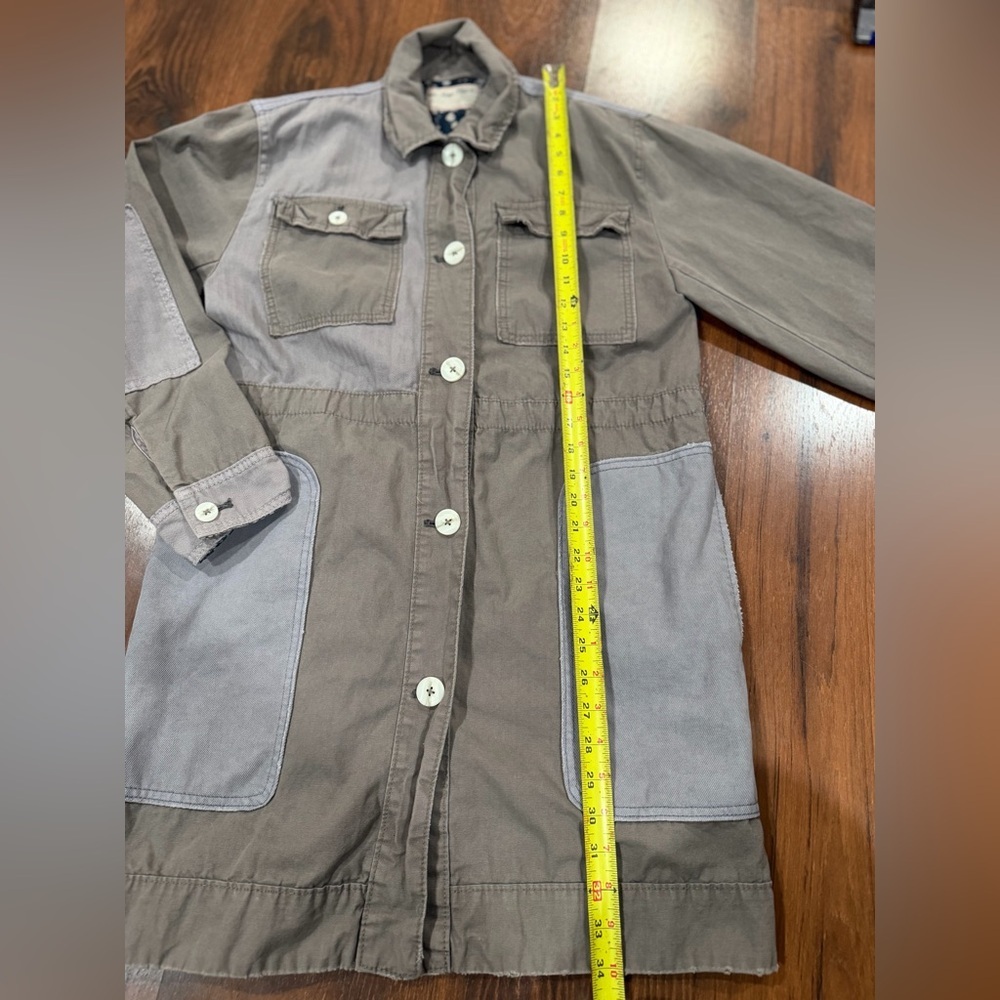 Free People Apollo Cargo Jacket Womens Small Oversized Button Utility Outdoor - Picture 6 of 12